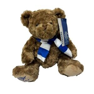 Everton Rangers Football Teddy Bear Toy UK Memorabilia Gift, Blue White Like New